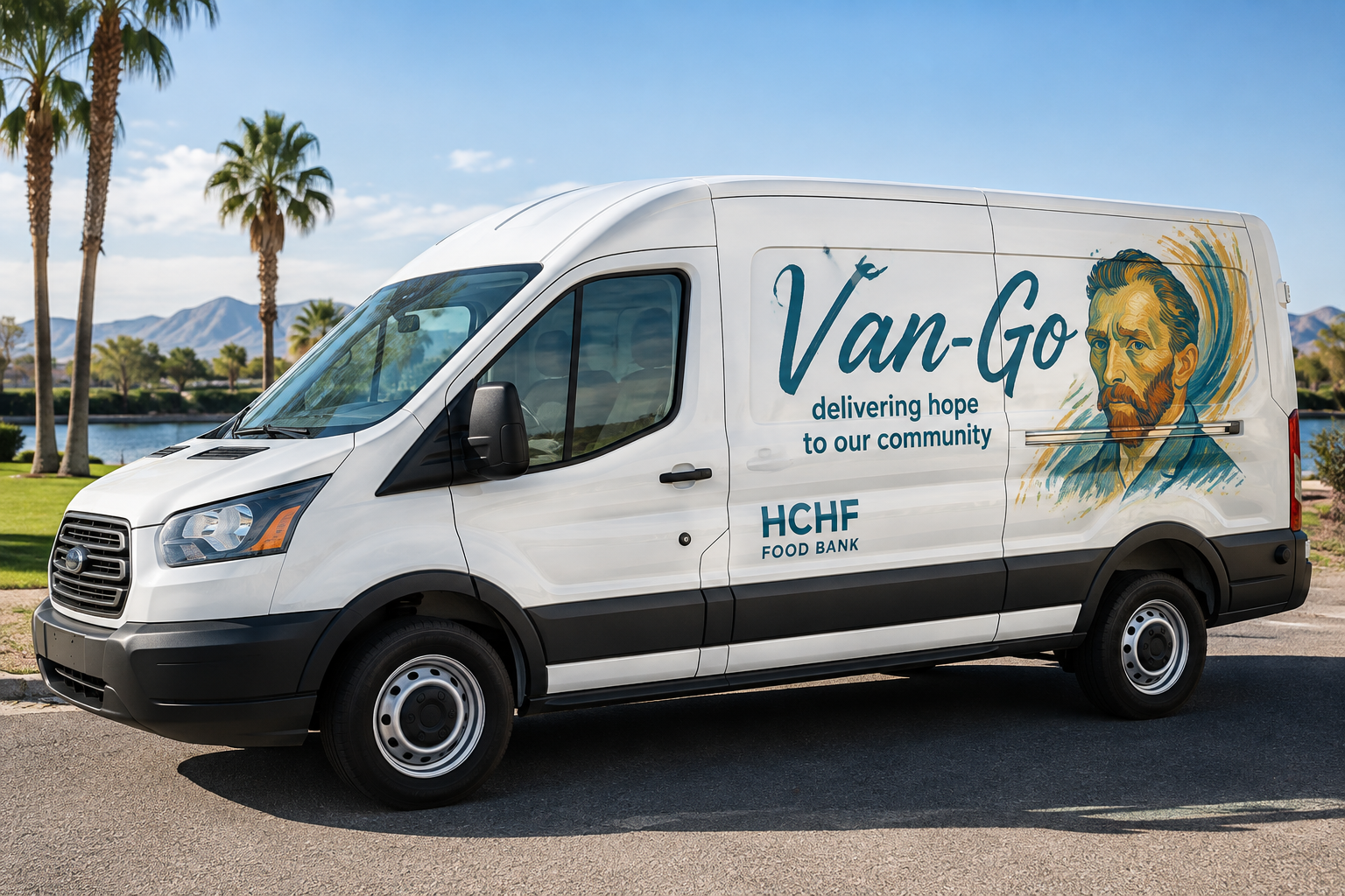 Van-Go food delivery van serving Lake Havasu City residents